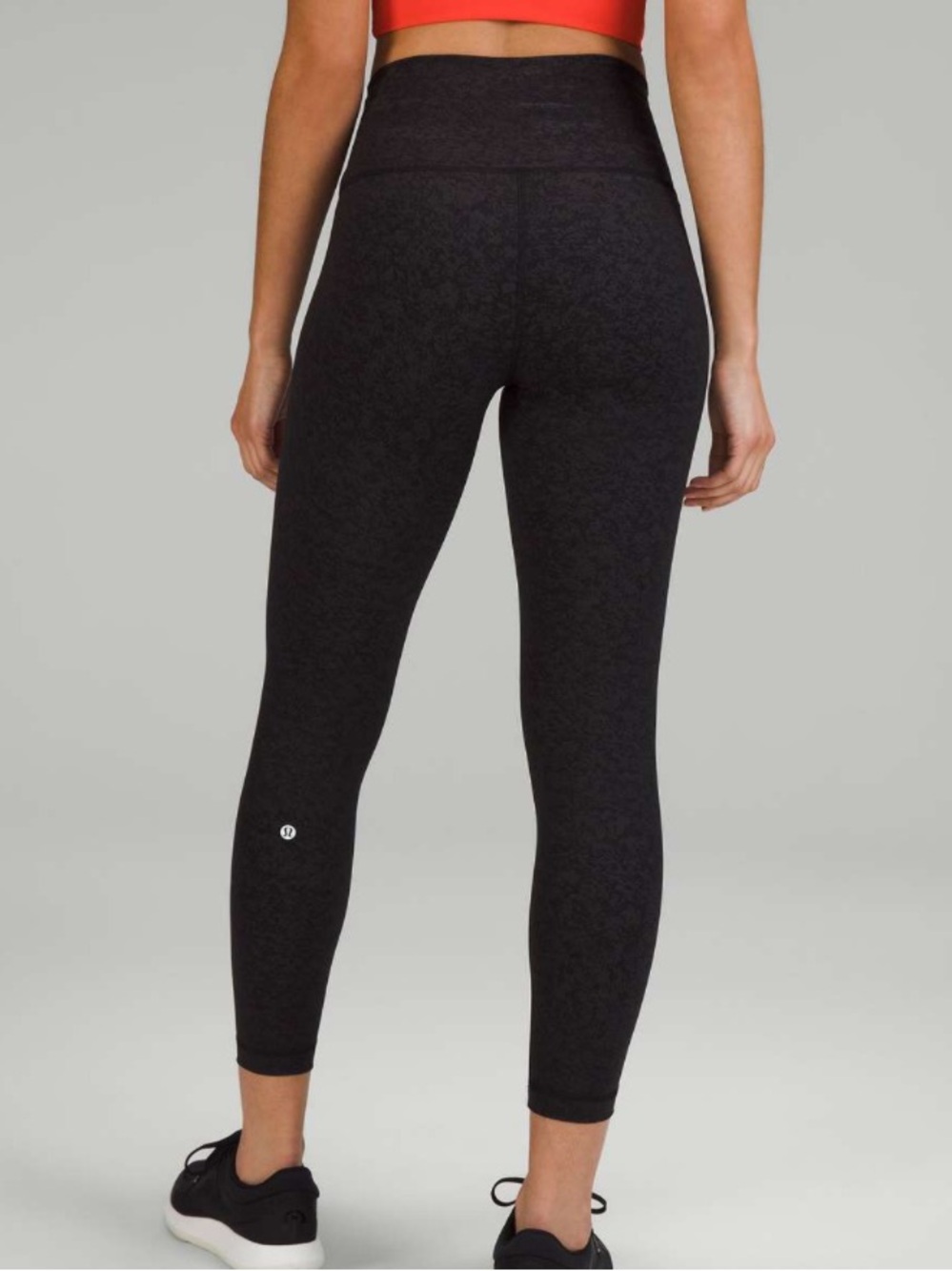 Lululemon Wunder Train High-Rise Leggings 25" Blaze Black